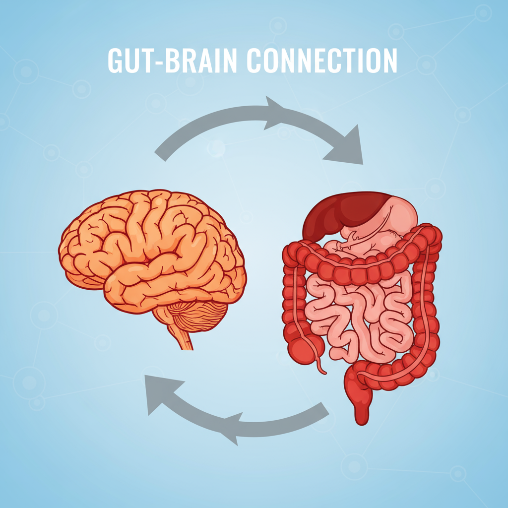 The gut-brain connection between digestion and mood