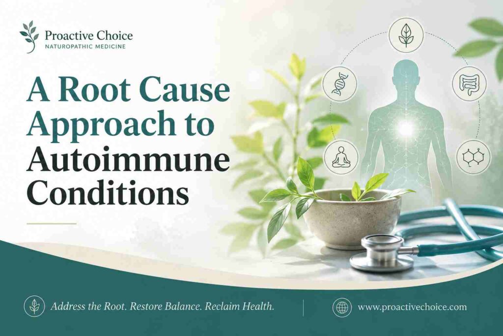 A root cause approach to autoimmune conditions, functional medicine investigating triggers behind immune dysfunction