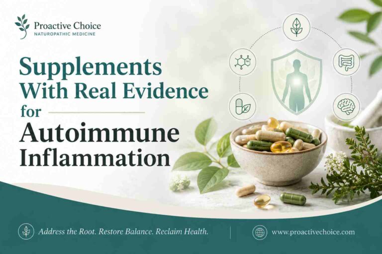 Supplements with real clinical evidence for autoimmune inflammation, omega-3, curcumin, and vitamin D