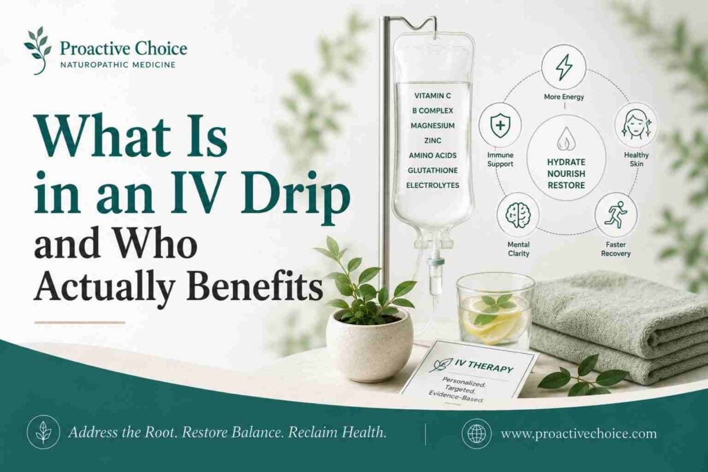 What is actually in an IV vitamin drip, and who is most likely to benefit from IV nutrient therapy