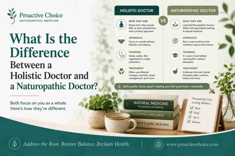 Holistic doctor versus naturopathic doctor, comparing training, licensing, and scope of practice