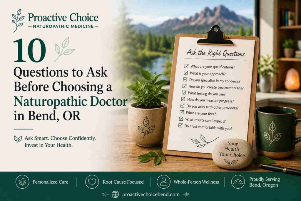 Best natural remedies a naturopathic doctor in Bend actually recommends