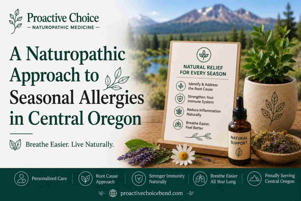Top 10 health concerns Central Oregon residents bring to a naturopathic doctor