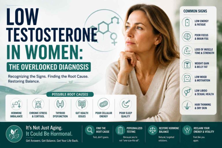 Low Testosterone in Women: The Overlooked Diagnosis