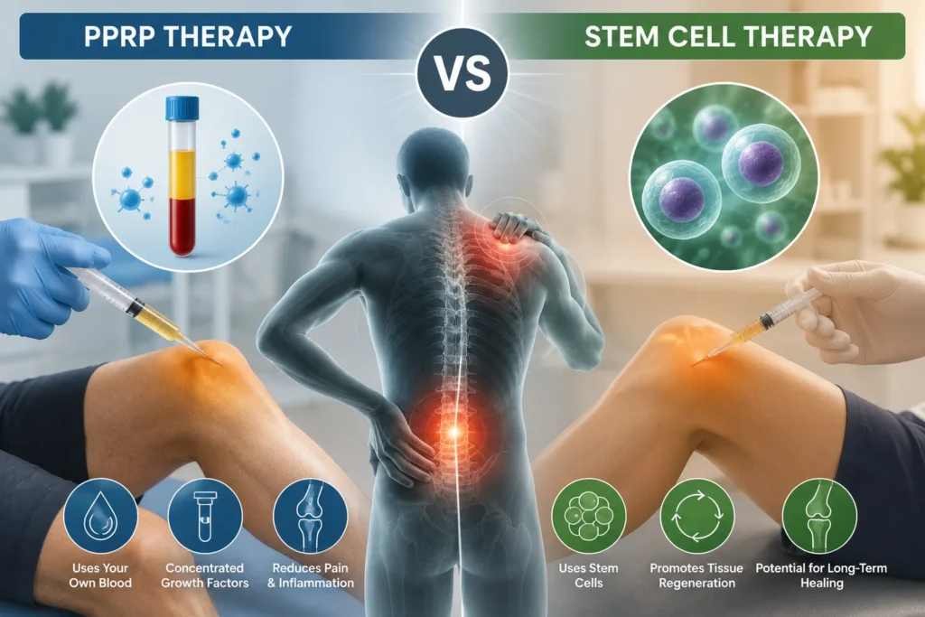 PRP vs Stem Cell Therapy